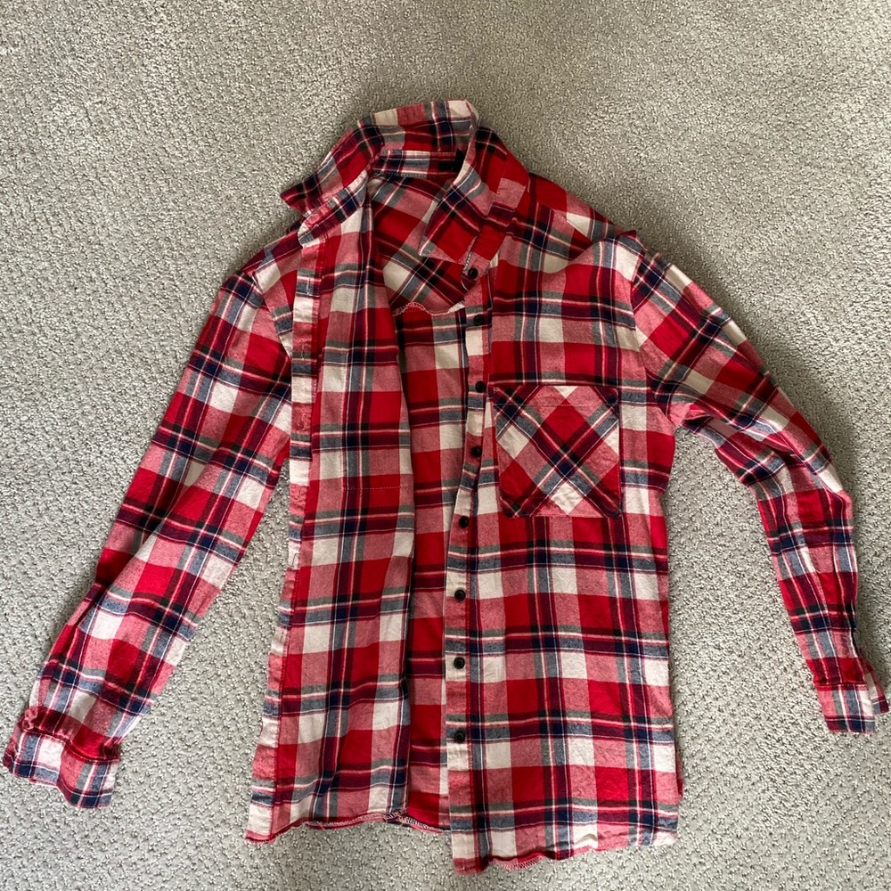 red white and blue flannel!!